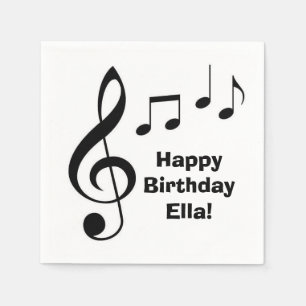 Serviette En Papier La "musique note" les serviettes de papier