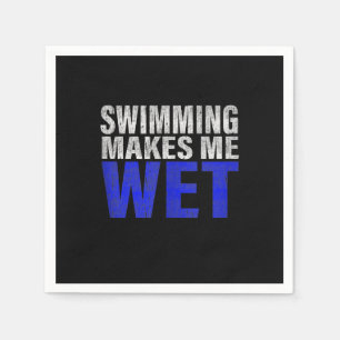 Serviette En Papier La natation me rend Débardeur
