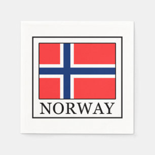 Serviette En Papier La Norvège