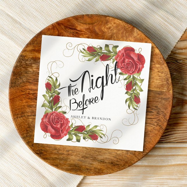 Serviette En Papier La Nuit Avant Le Dîner De La Répétition (Créateur téléchargé)