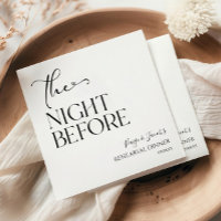 La Nuit Avant Le Dîner Minimal De La Répétition Ma