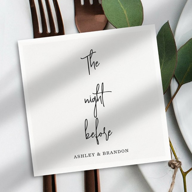 Serviette En Papier La Nuit Avant Les Serviettes (Créateur téléchargé)