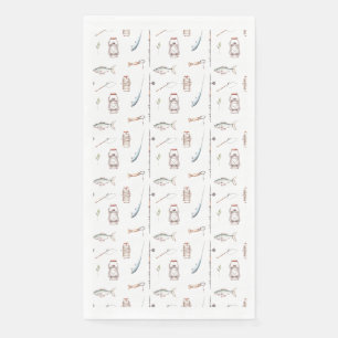 Serviette En Papier La pêche est le sport qui consiste à noyer les ver