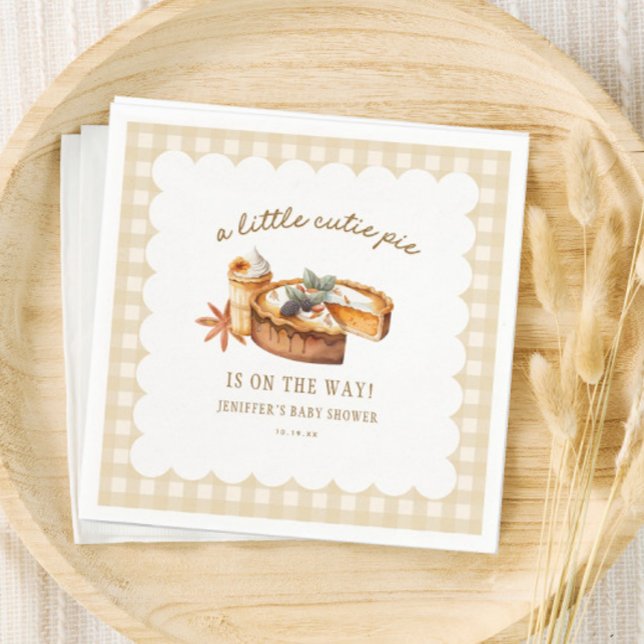 Serviette En Papier La Petite Cutie Pie citrouille Est Sur Le Chemin B (Créateur téléchargé)