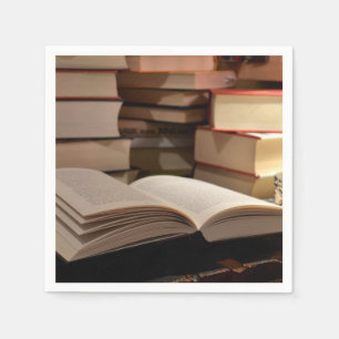 Serviette En Papier La pile de livre de TBR