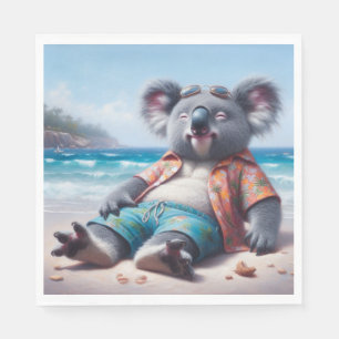 Serviette En Papier La plage de Koala