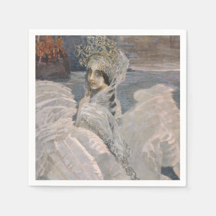 Serviette En Papier La Princesse au cygne
