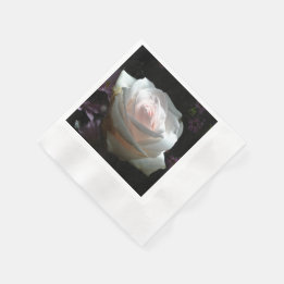 Serviette En Papier La Rose Blanche