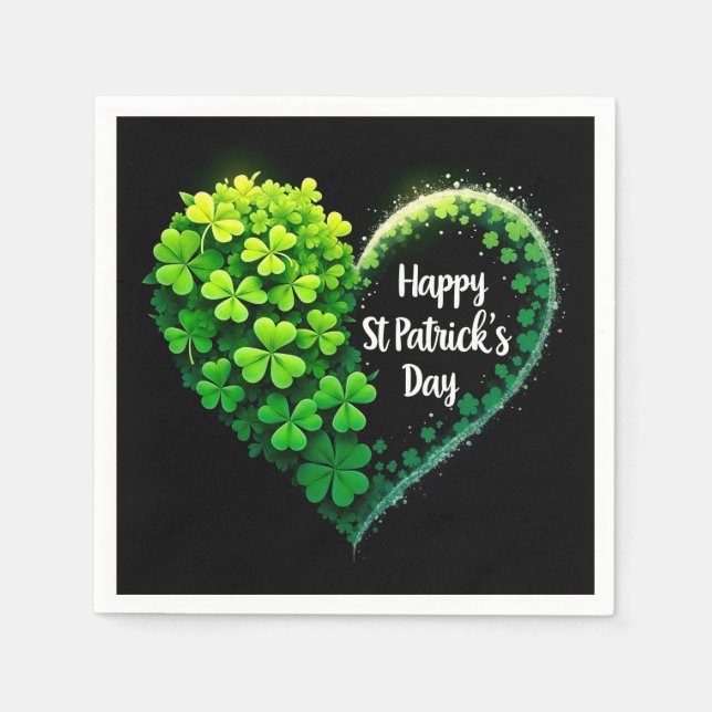 Serviette En Papier La Saint-Patrick (Devant)