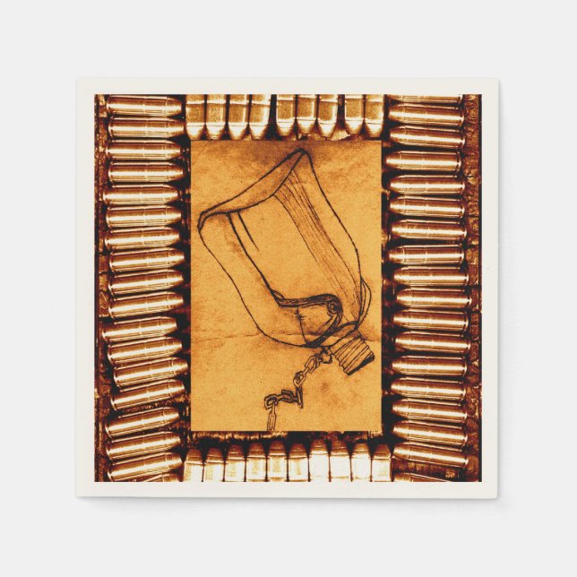 Serviette En Papier La Sécheresse (Devant)