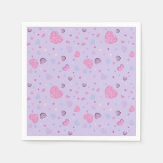 Serviette En Papier La serviette de la Saint Valentin