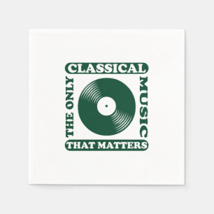 Serviette En Papier La Seule Musique Classique