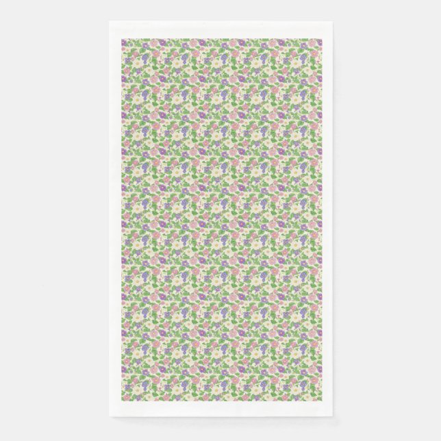Serviette En Papier La Terre rit dans les fleurs (Devant)