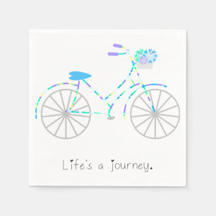 Serviette En Papier La vie est un voyage.