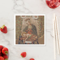 La Vierge adorant le Christ Enfant Noël