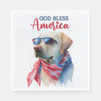 Laboratoire de chien patriotique
