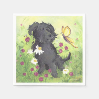Serviette En Papier Labradoodle Doodle Chien / Papier Napkins