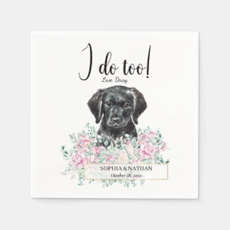 Serviette En Papier Labrador Chien Chien Mariage Cocktail Serviettes