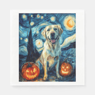 Serviette En Papier Labrador jaune (1)