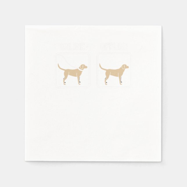 Serviette En Papier Labrador Mama I Love Animaux Cadeau (Devant)