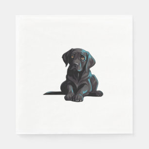 Serviette En Papier Labrador Puppy