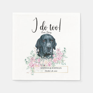 Serviette En Papier Labrador Retriever Chien Mariage Cocktail Serviett