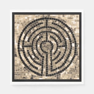 Serviette en papier LABYRINTH V pour déjeuner stan