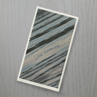 Serviette En Papier Lac Eau Bleu Beige Noir Diagonal Stripes