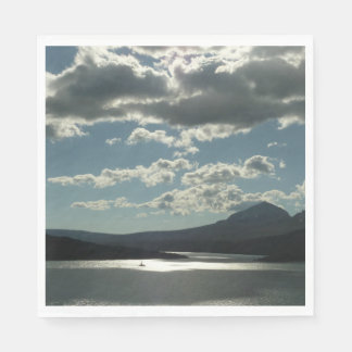 Serviette En Papier Lac Saint Mary I dans le parc national de Glacier