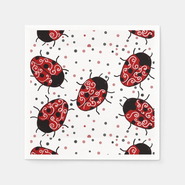 Serviette En Papier Ladybug (Devant)