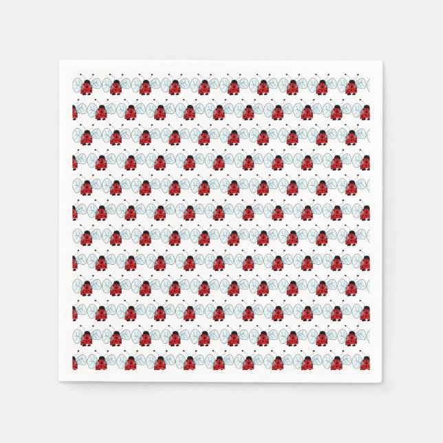 Serviette En Papier Ladybug (Devant)