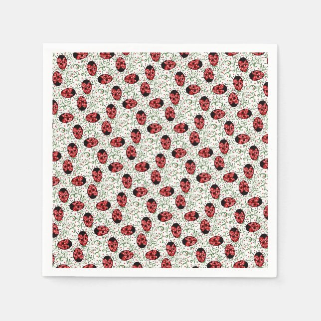 Serviette En Papier Ladybug (Devant)
