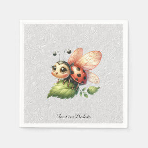 Serviette En Papier Ladybug Napkins
