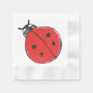 Serviette En Papier Ladybug parfait pique-nique serviettes