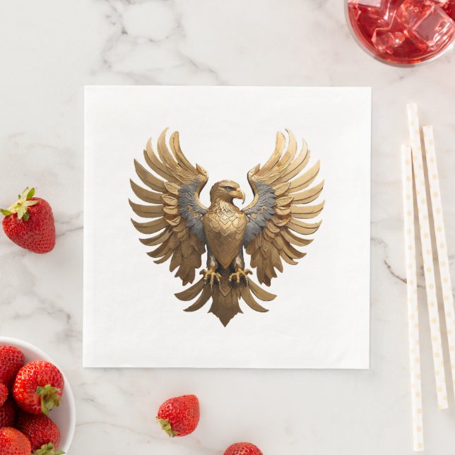Serviette En Papier L'Aigle royal (En situation)