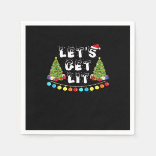 Serviette En Papier Laissons-nous tomber l'essentiel de Noël