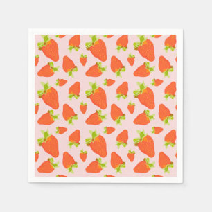 Serviette En Papier Lait de fraise