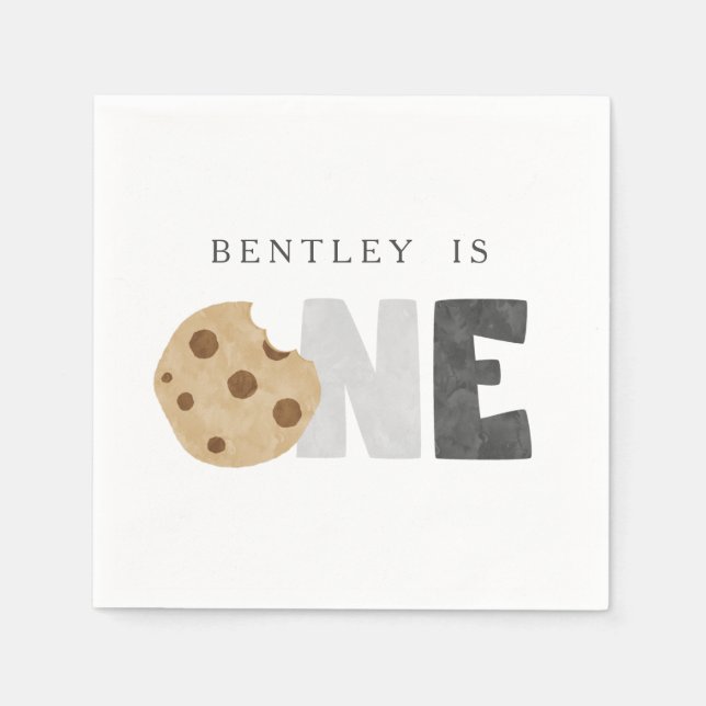 Serviette En Papier Lait et biscuits serviettes de première année (Devant)