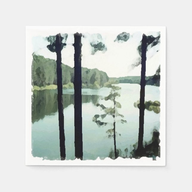 Serviette En Papier Lakeview (Devant)