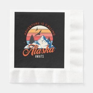 Serviette En Papier L'Alaska attend !