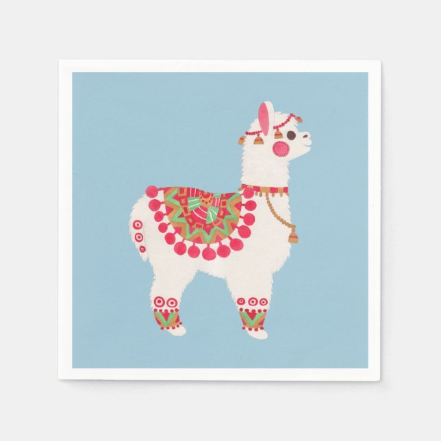 Serviette En Papier L'Alpaca (Devant)