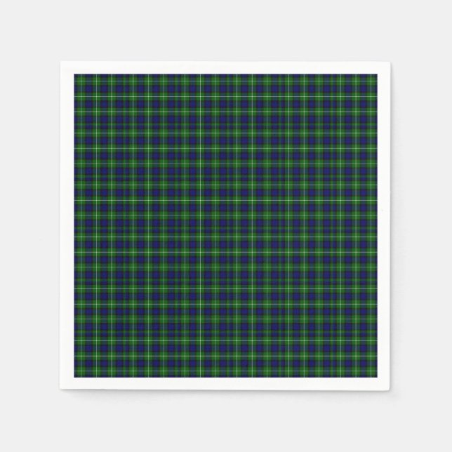 Serviette En Papier Lamont Tartan (Devant)