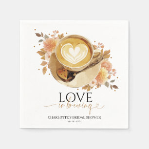 Serviette En Papier L'amour brasse la Fête des mariées
