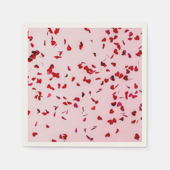 Serviette En Papier L'amour est dans l'air (Devant)