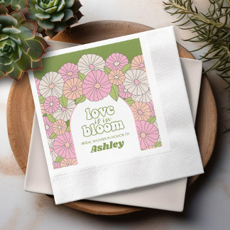 Serviette En Papier L'amour est en fleurs - Fête de mariage Bohème Fle