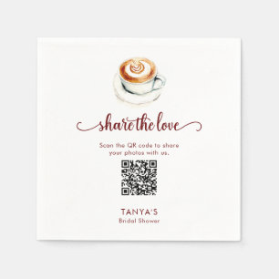 Serviette En Papier L'amour est en marche Partagez les photos de l'amo
