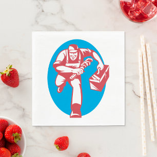 Serviette En Papier Lancer le plombier