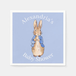 Serviette En Papier lapin classique nom personnalisé