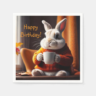 Serviette En Papier Lapin Cosy