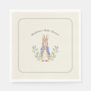 Serviette En Papier Lapin de conte de fées classique Vintage Baby Show